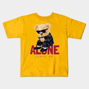 Teddy bear in sunglasses Kids T-Shirt